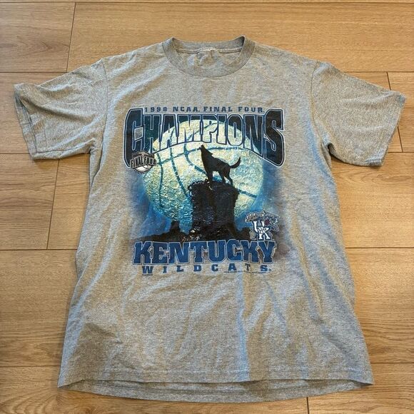 American Vintage Other - Vintage Nutmeg Mills Kentucky Wildcats 90s Basketball Final Four T-shirt Size M
